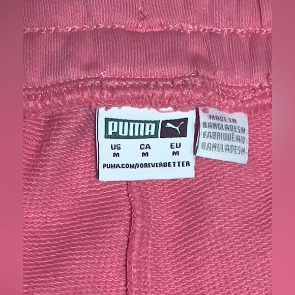 PUMA Classics T7 Short Living Series Pink Drawstring Athletic Shorts | Women's M - Picture 5 of 5